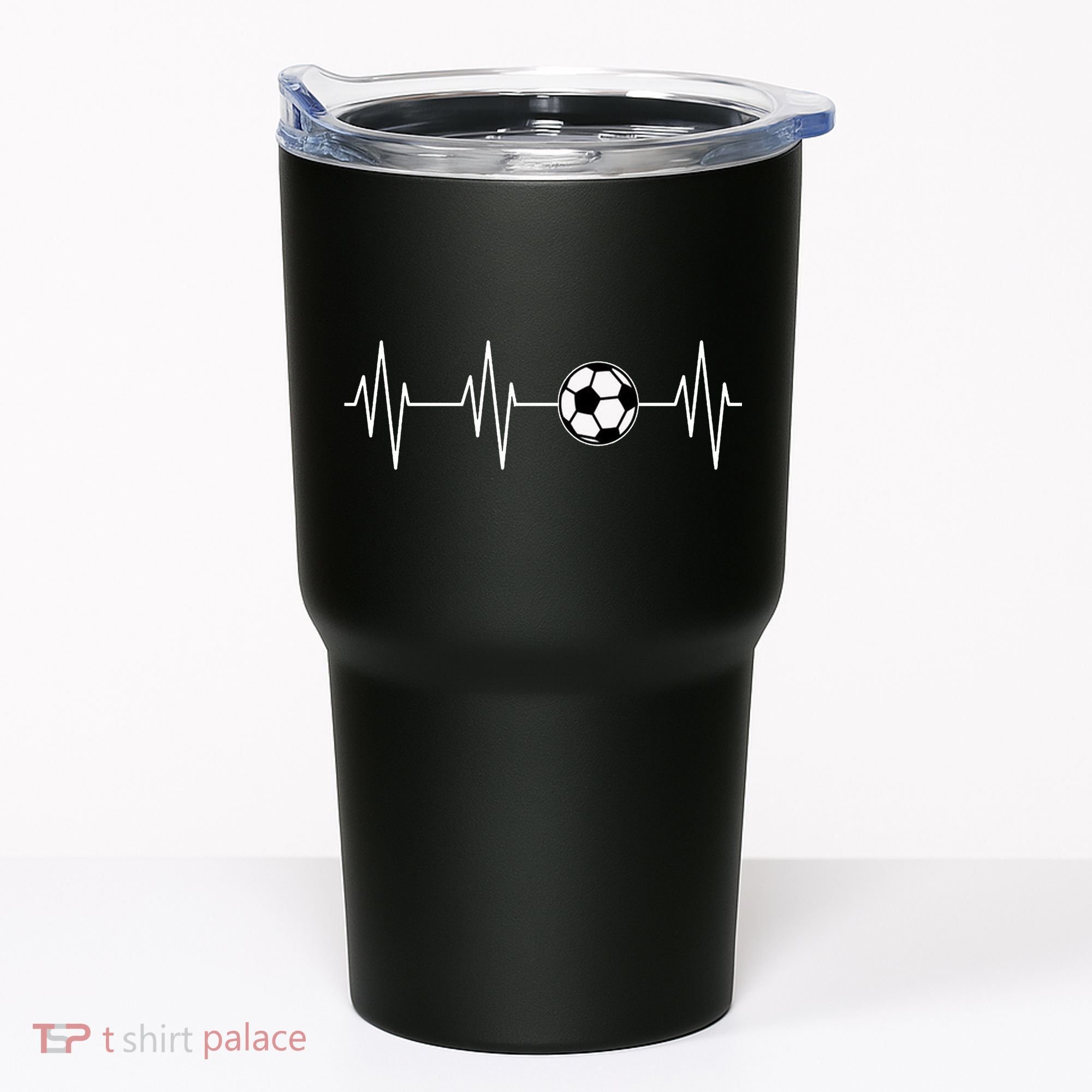 Soccer Heart Beat Tumbler
