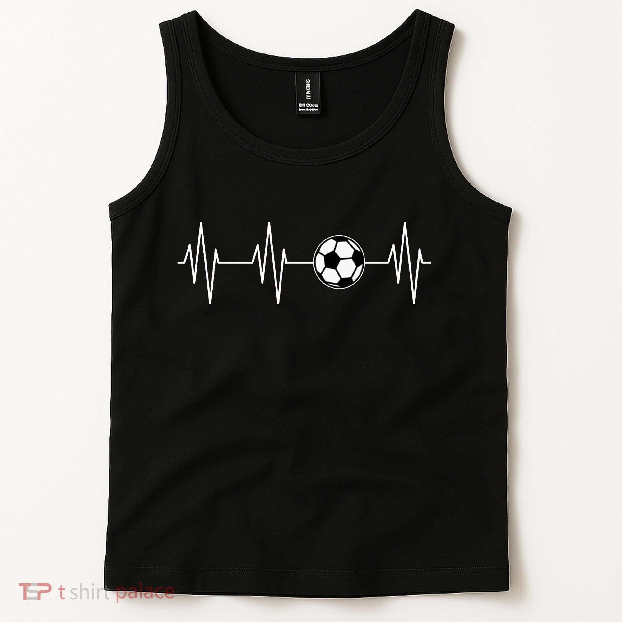 Soccer Heart Beat Tank Top