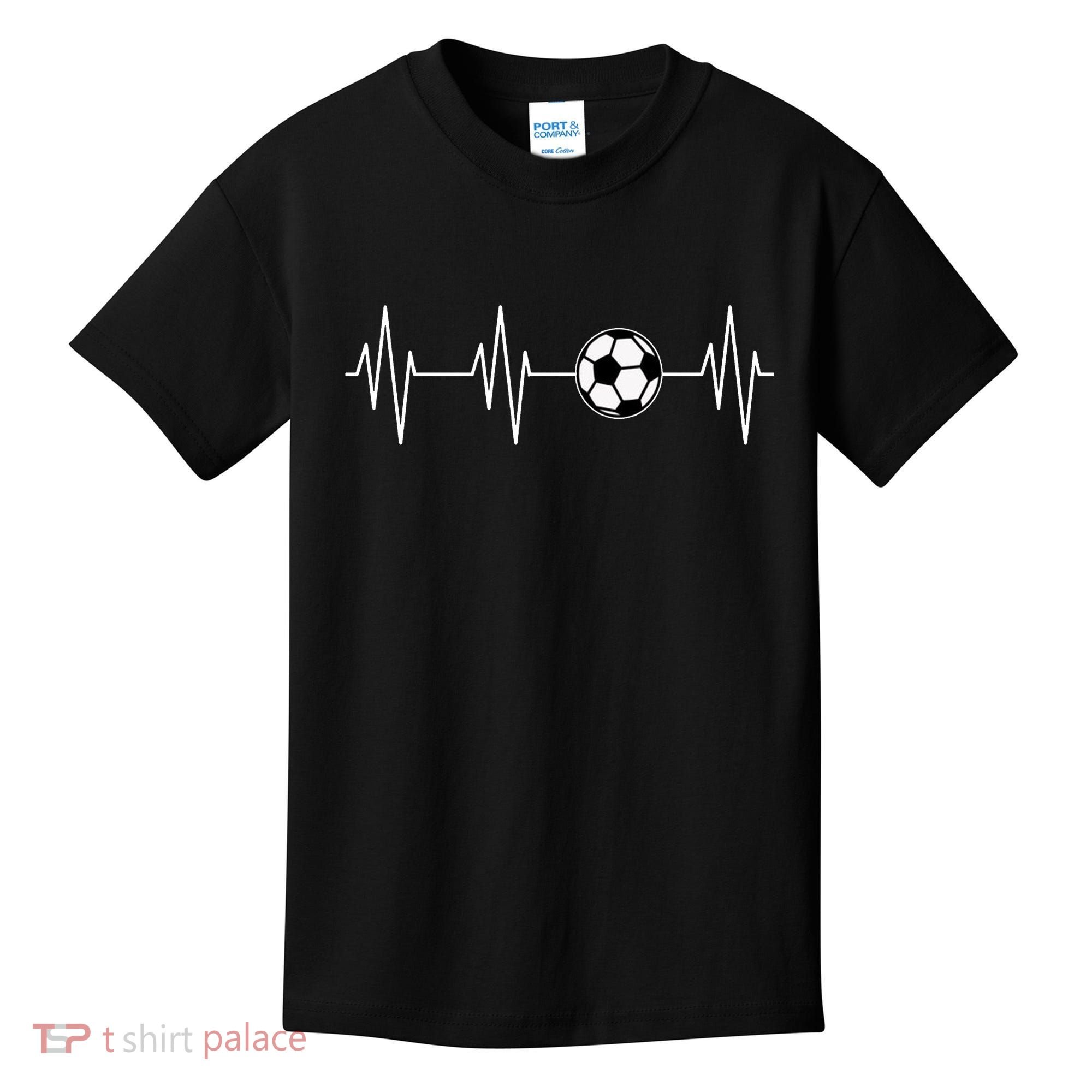 Soccer Heart Beat Kids T-Shirt