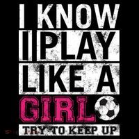Soccer I Know I Play Like a Girl Women's Hoodie thumb 2