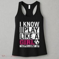 Soccer I Know I Play Like a Girl Women's Tank Top thumb 3