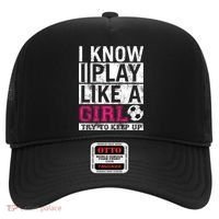 Soccer I Know I Play Like a Girl Hat thumb 0