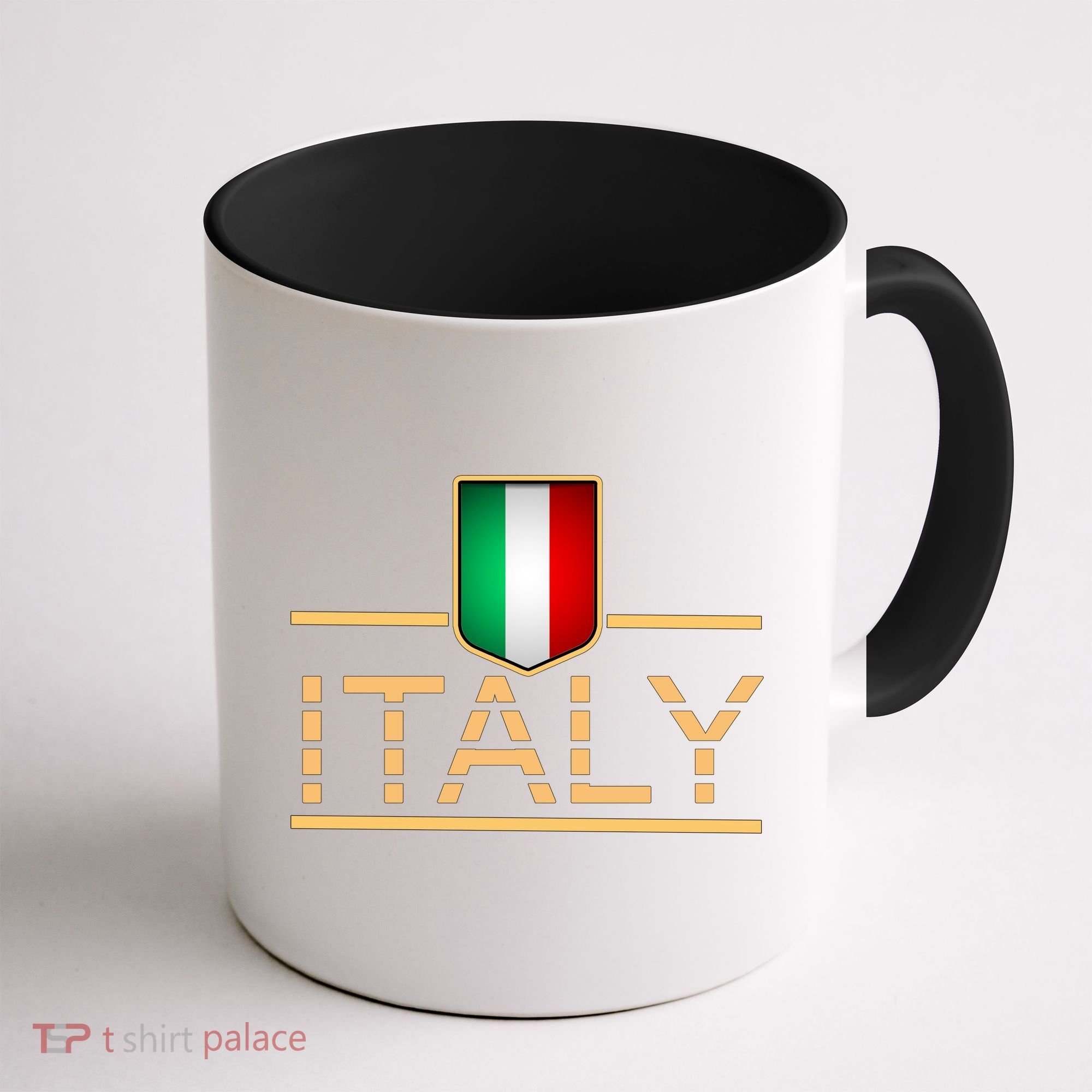Soccer Italian Flag Italy Fan Logo Coffee Mug