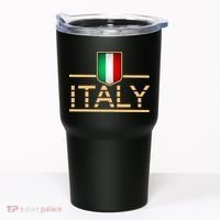 Soccer Italian Flag Italy Fan Logo Tumbler thumb 0