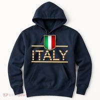 Soccer Italian Flag Italy Fan Logo Hoodie thumb 0
