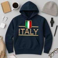Soccer Italian Flag Italy Fan Logo Hoodie thumb 3