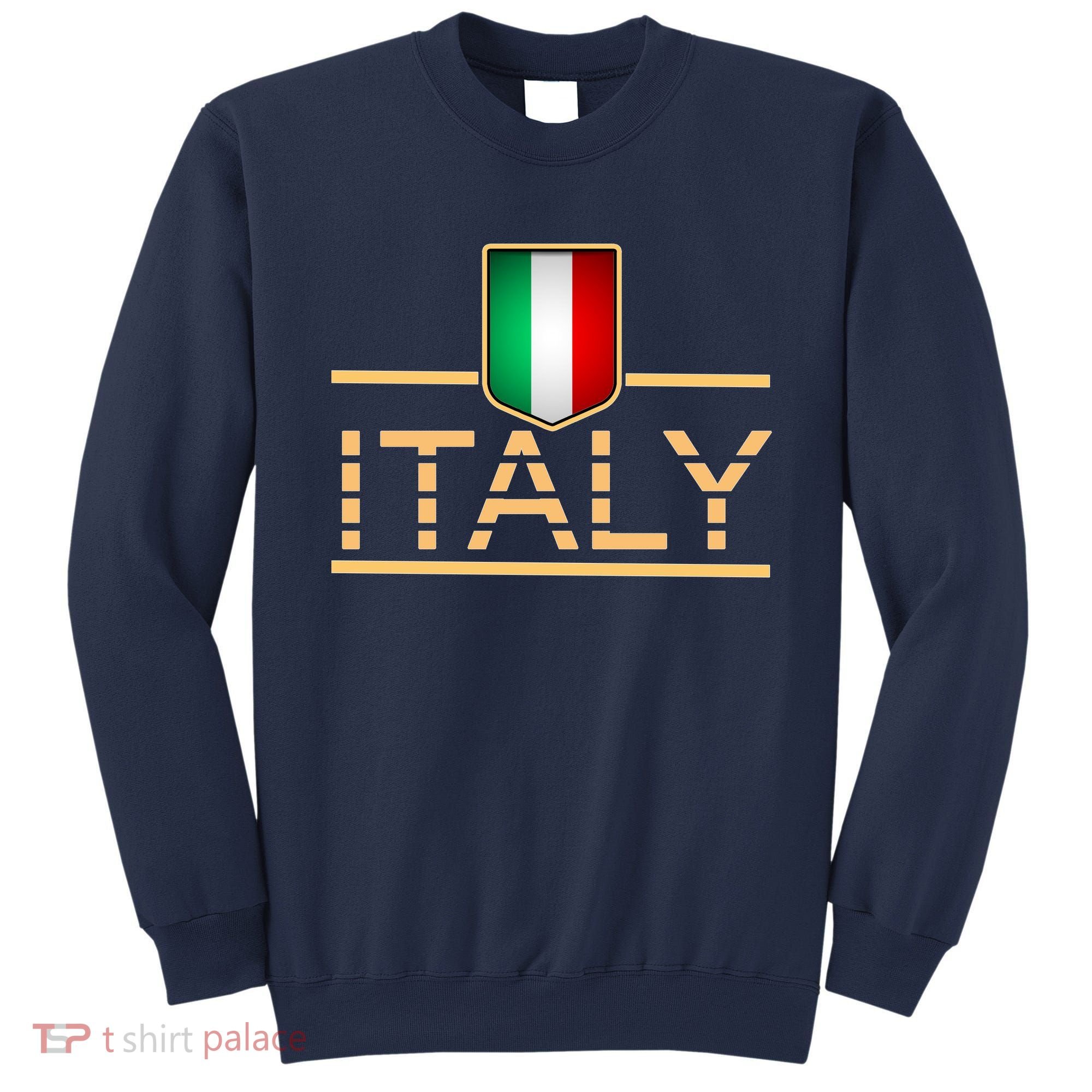 Soccer Italian Flag Italy Fan Logo Sweatshirt