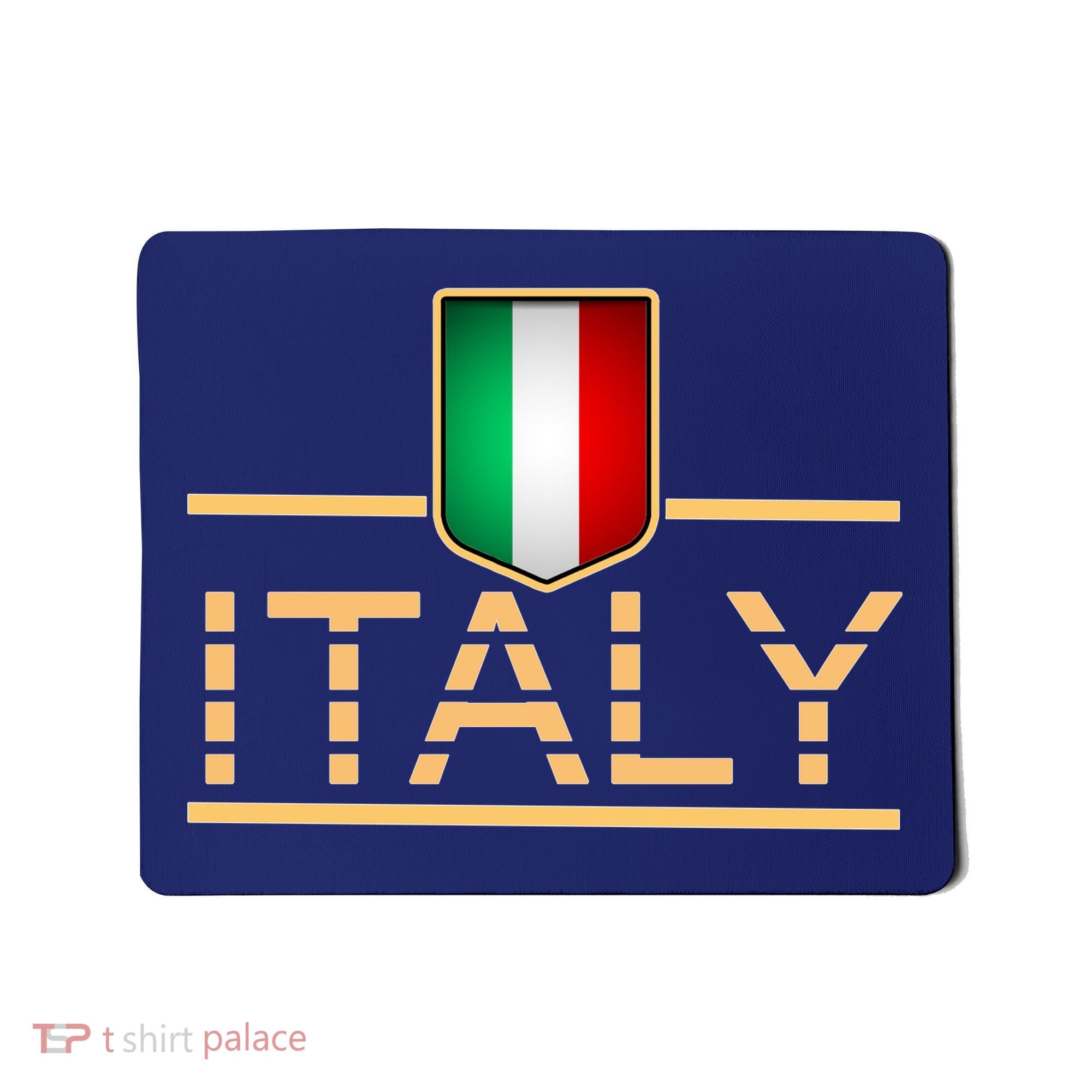 Soccer Italian Flag Italy Fan Logo Mousepad