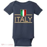 Soccer Italian Flag Italy Fan Logo Baby Bodysuit thumb 0