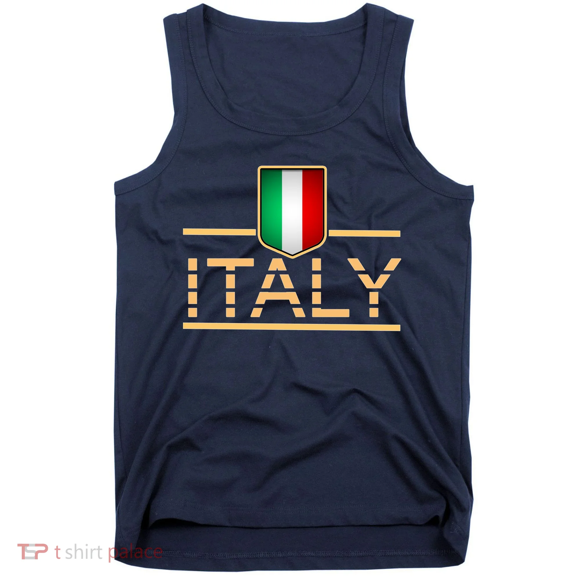 Soccer Italian Flag Italy Fan Logo Tank Top