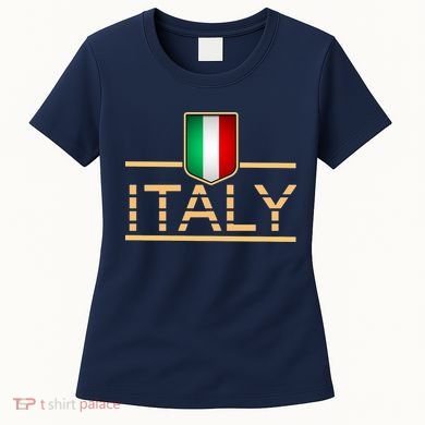 Soccer Italian Flag Italy Fan Logo Women's T-Shirt
