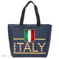 Soccer Italian Flag Italy Fan Logo Tote Bag thumb 0
