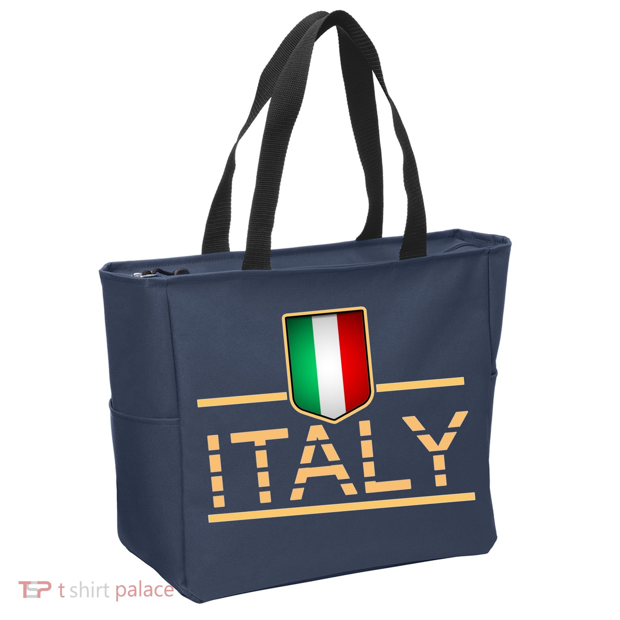 Soccer Italian Flag Italy Fan Logo Tote Bag