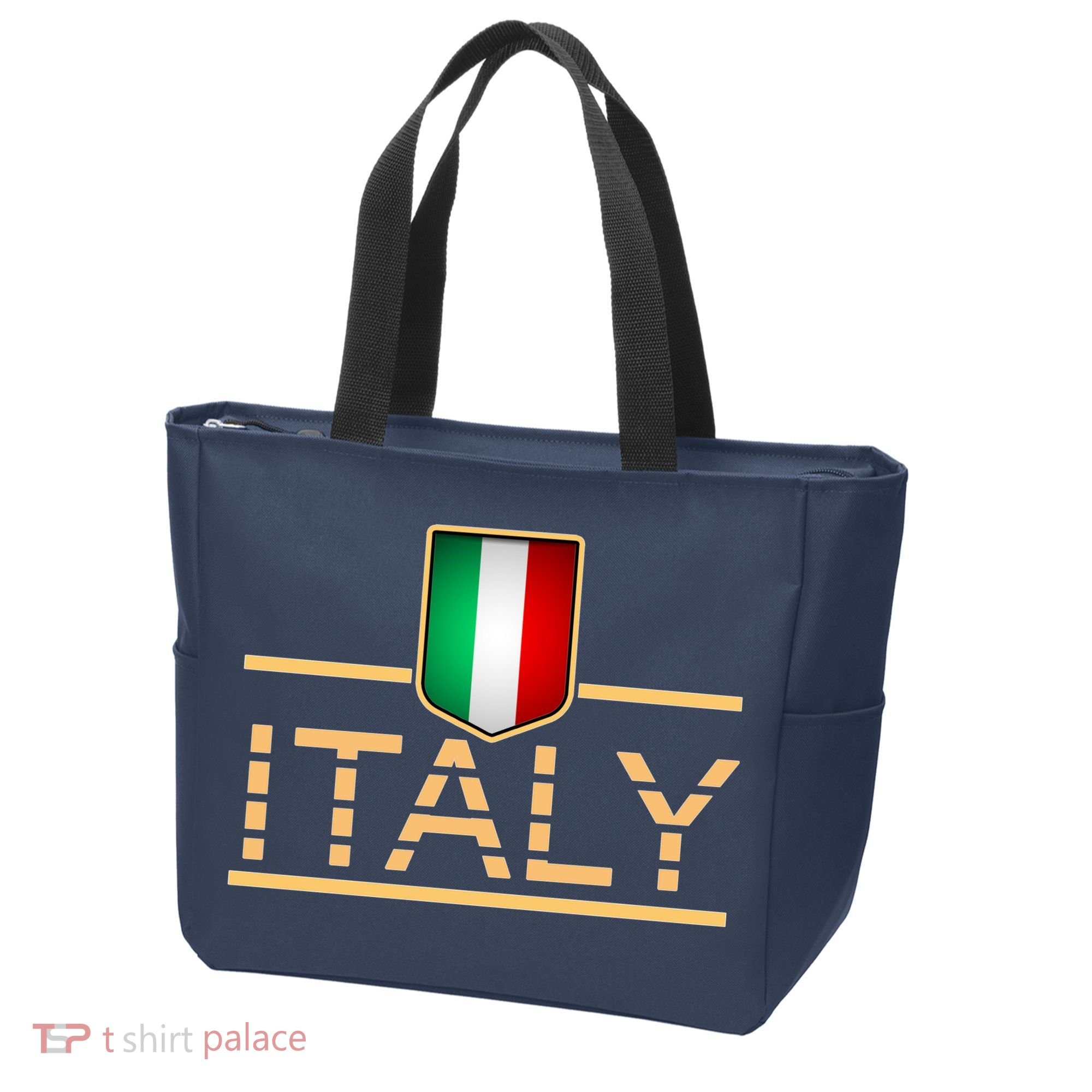 Soccer Italian Flag Italy Fan Logo Tote Bag