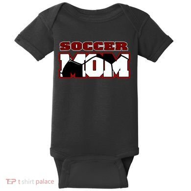 Soccer Mom Logo Baby Bodysuit