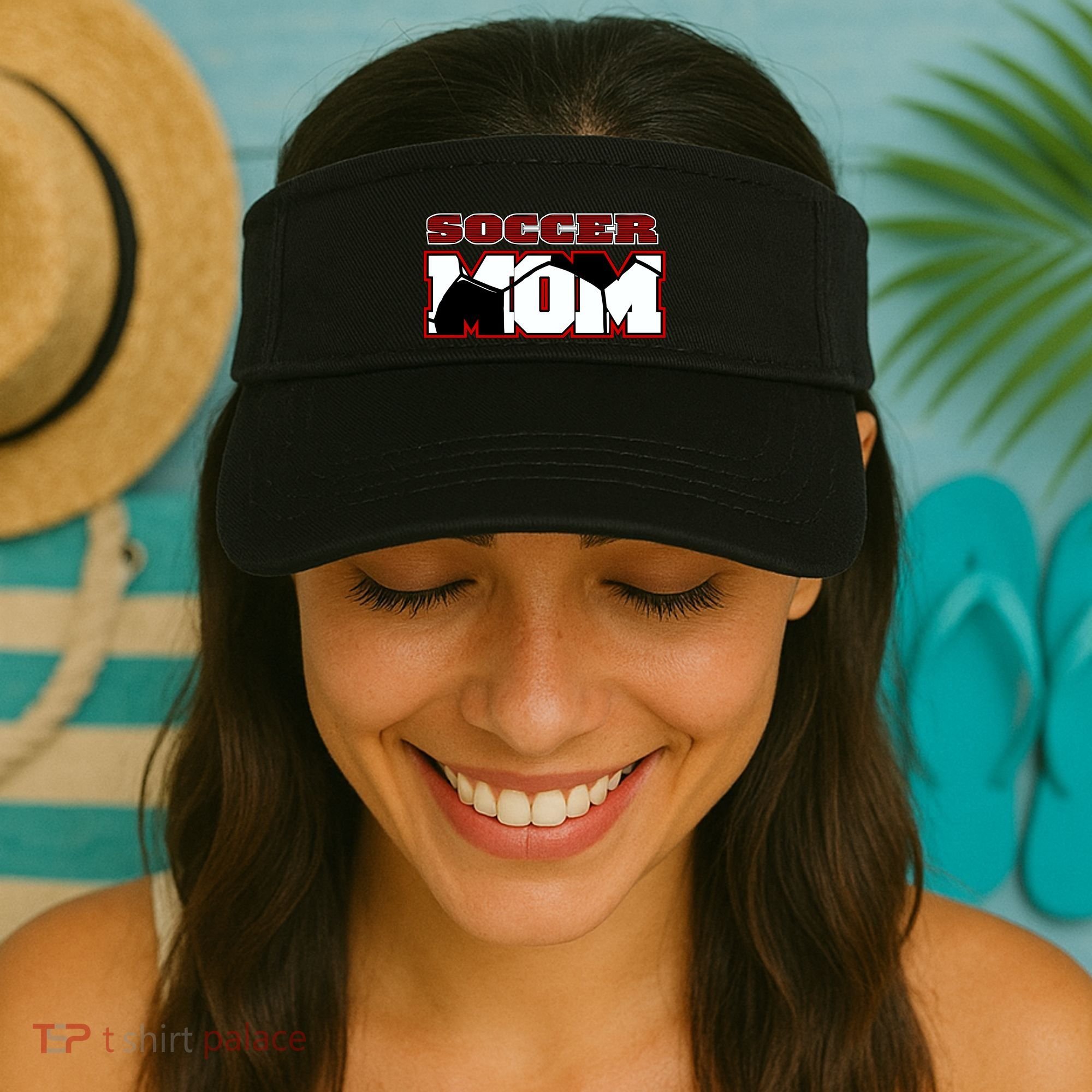 Soccer Mom Logo Visor