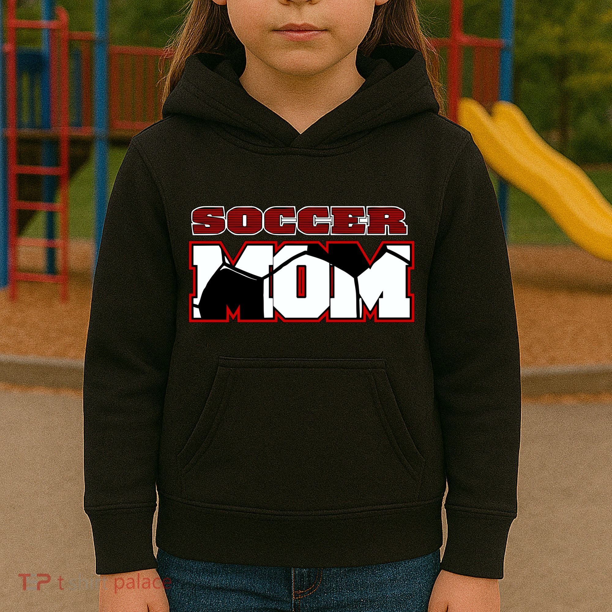 Soccer Mom Logo Kids Hoodie