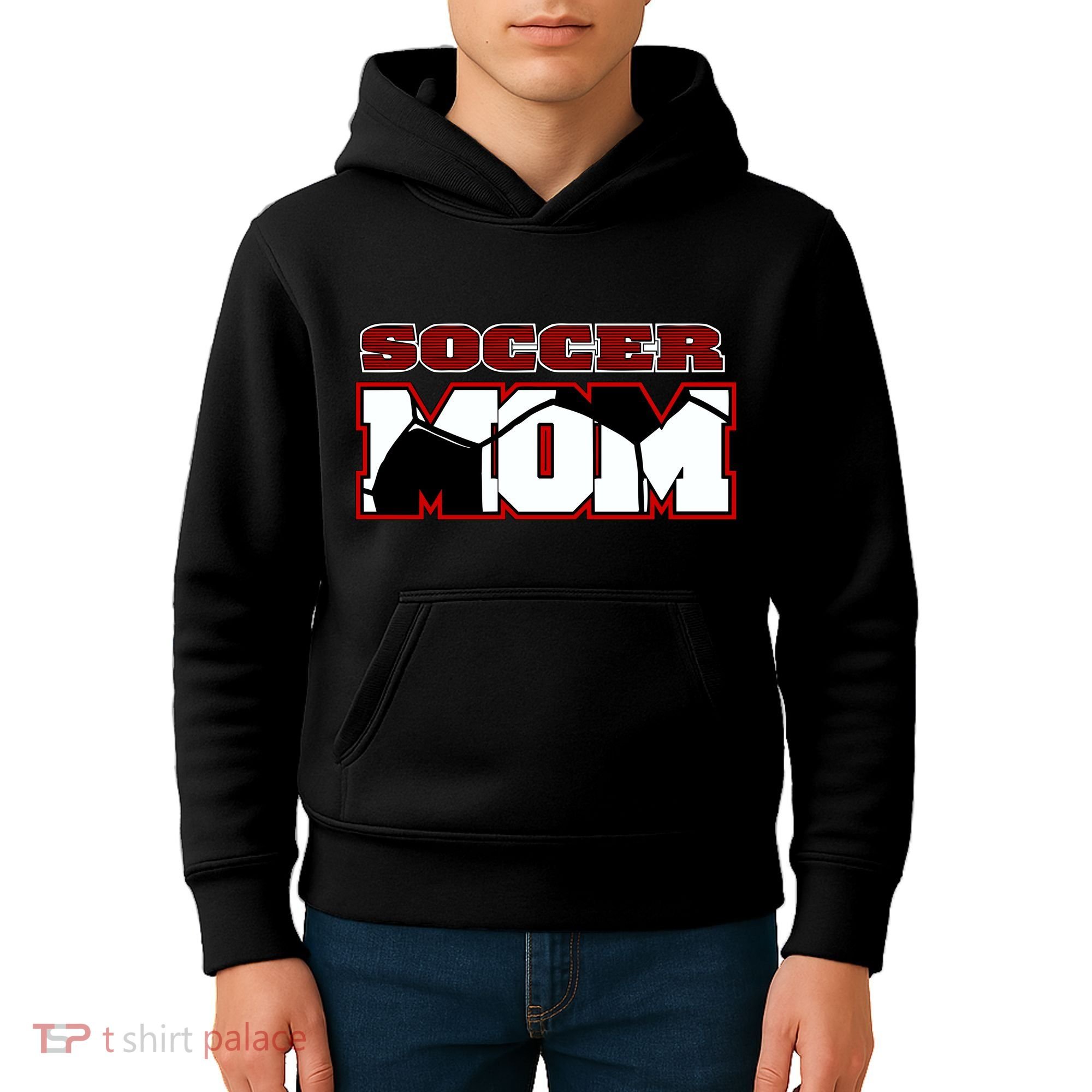 Soccer Mom Logo Kids Hoodie