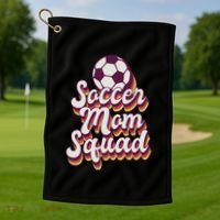 Soccer Mom Squad Golf Towel thumb 1