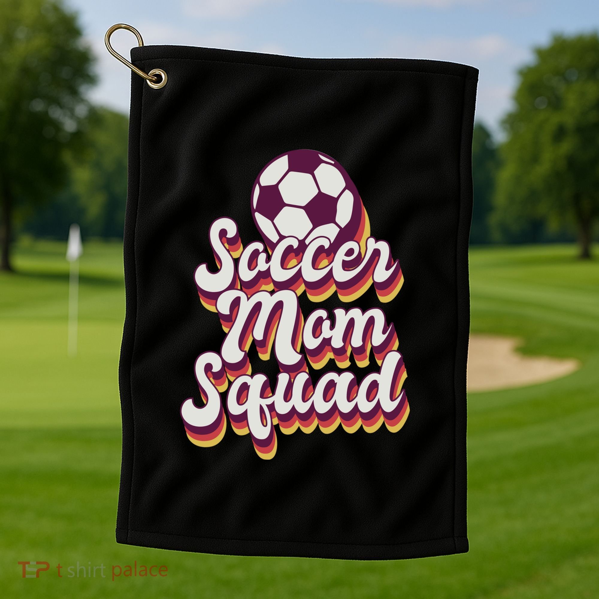 Soccer Mom Squad Golf Towel