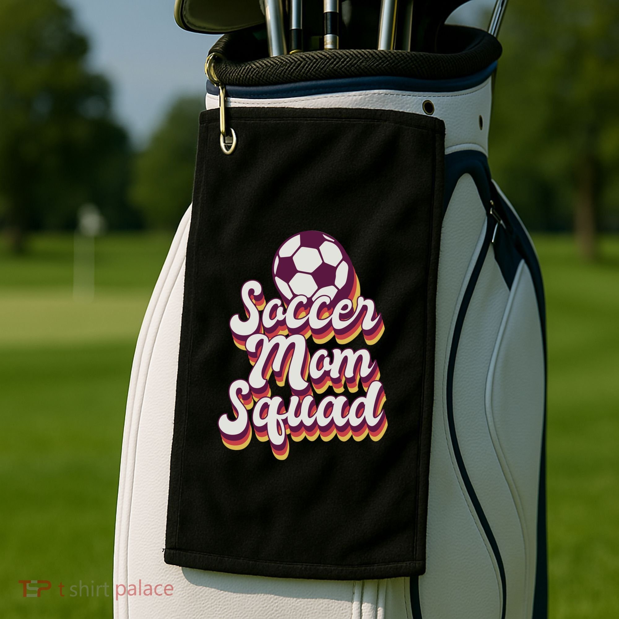 Soccer Mom Squad Golf Towel