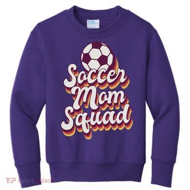 Soccer Mom Squad Kids Sweatshirt