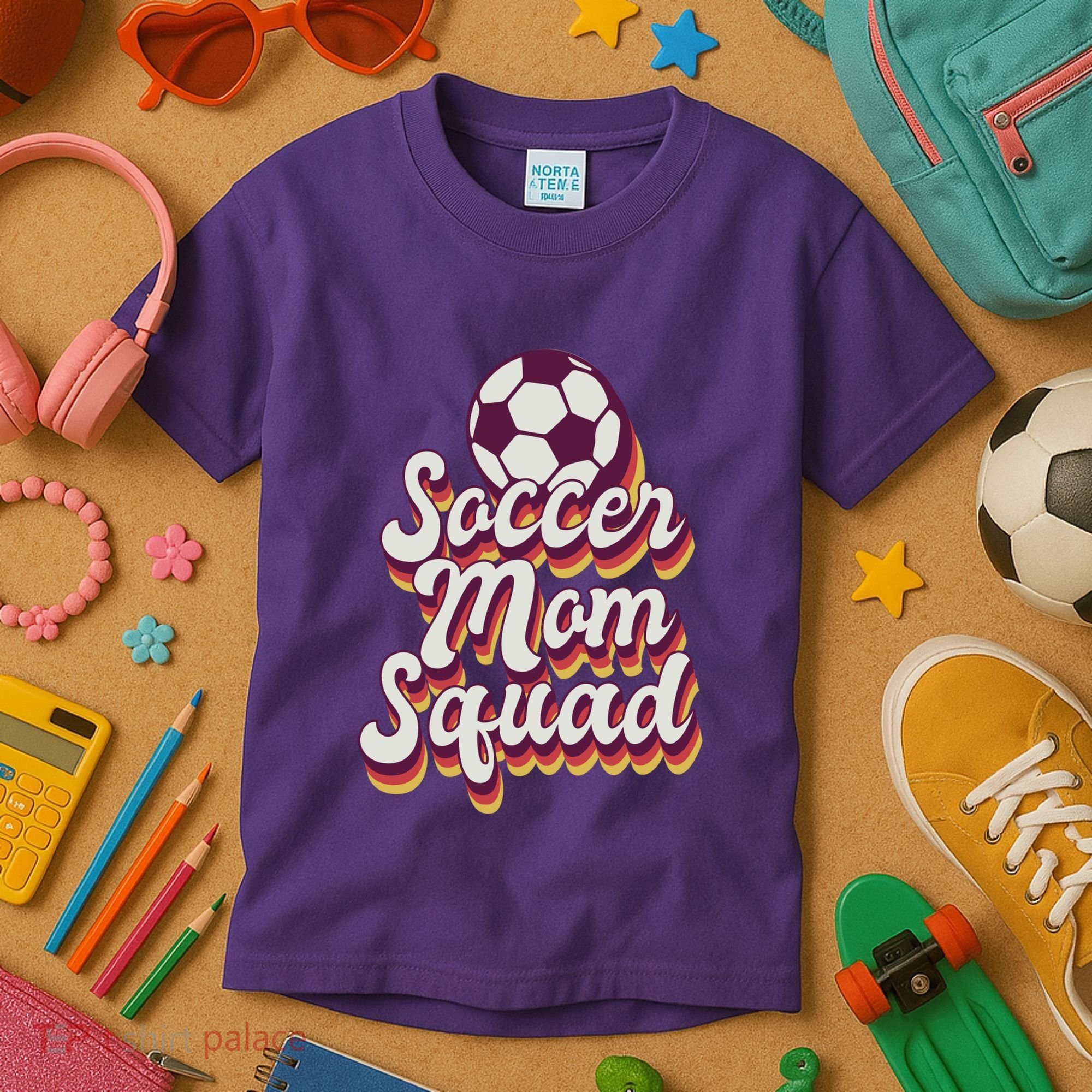 Soccer Mom Squad Kids T-Shirt