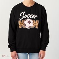 Soccer Mom Stylish Leopard Print Women's Sweatshirt thumb 0