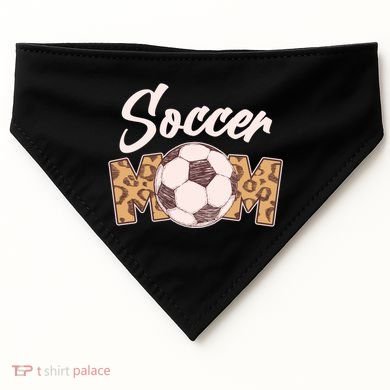 Soccer Mom Stylish Leopard Print USA-Made Doggie Bandana