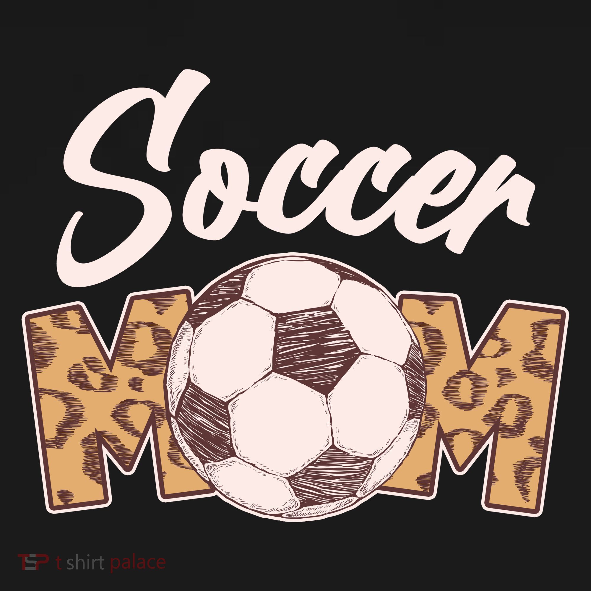 Soccer Mom Stylish Leopard Print USA-Made Doggie Bandana