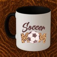 Soccer Mom Stylish Leopard Print Coffee Mug thumb 2