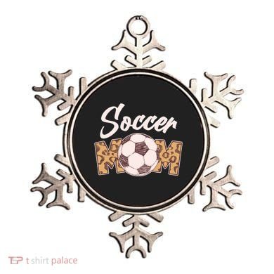 Soccer Mom Stylish Leopard Print Ornament