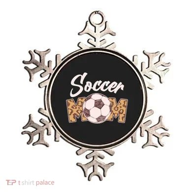 Soccer Mom Stylish Leopard Print Ornament