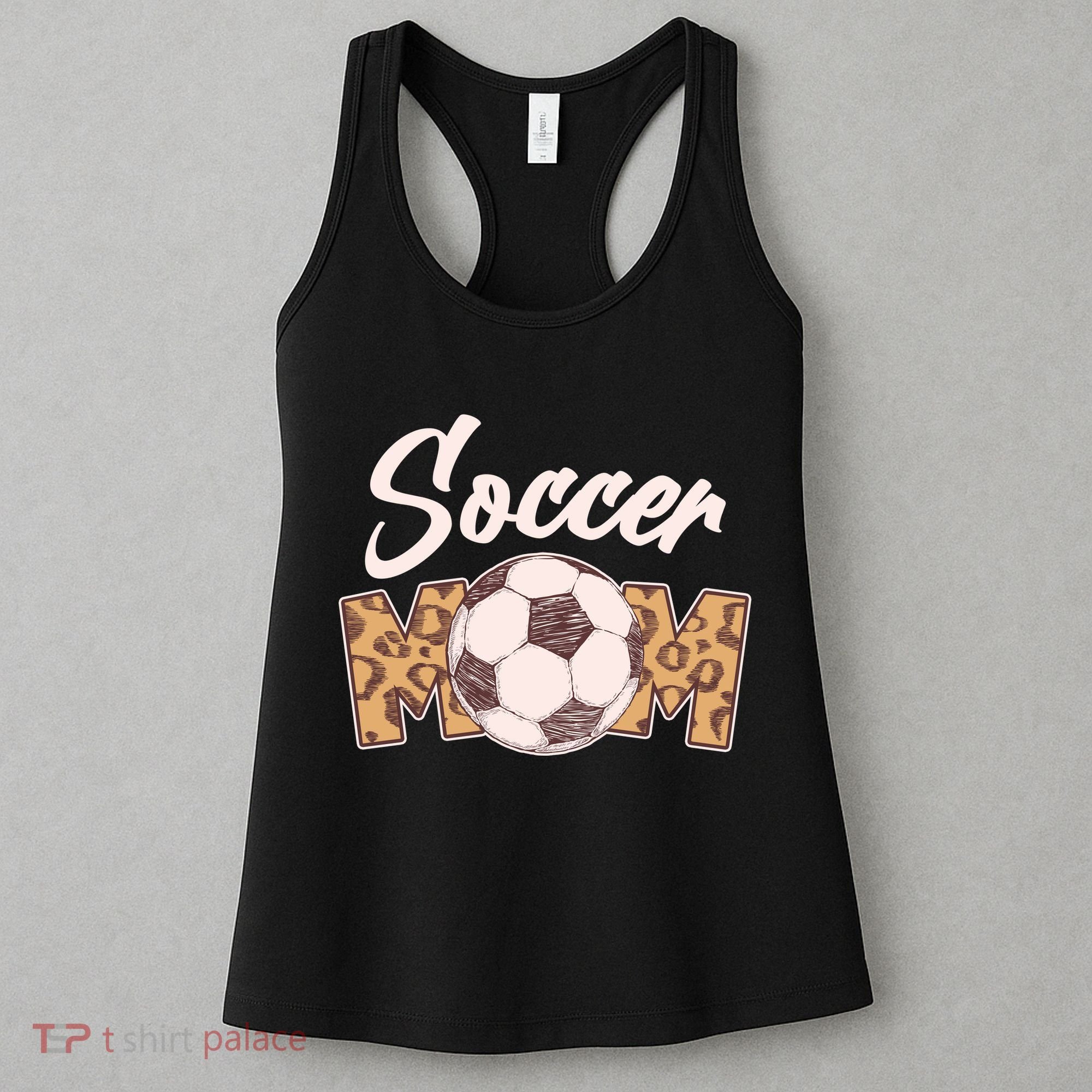 Soccer Mom Stylish Leopard Print Women's Tank Top