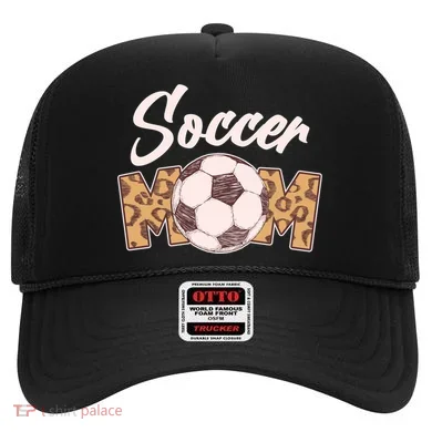 Soccer Mom Stylish Leopard Print Hat