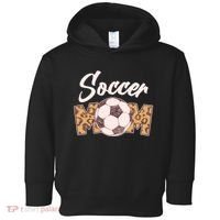 Soccer Mom Stylish Leopard Print Toddler Hoodie thumb 0