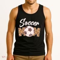 Soccer Mom Stylish Leopard Print Tank Top thumb 3