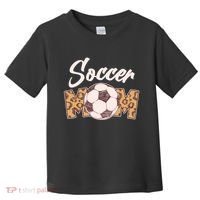 Soccer Mom Stylish Leopard Print Toddler T-Shirt thumb 0