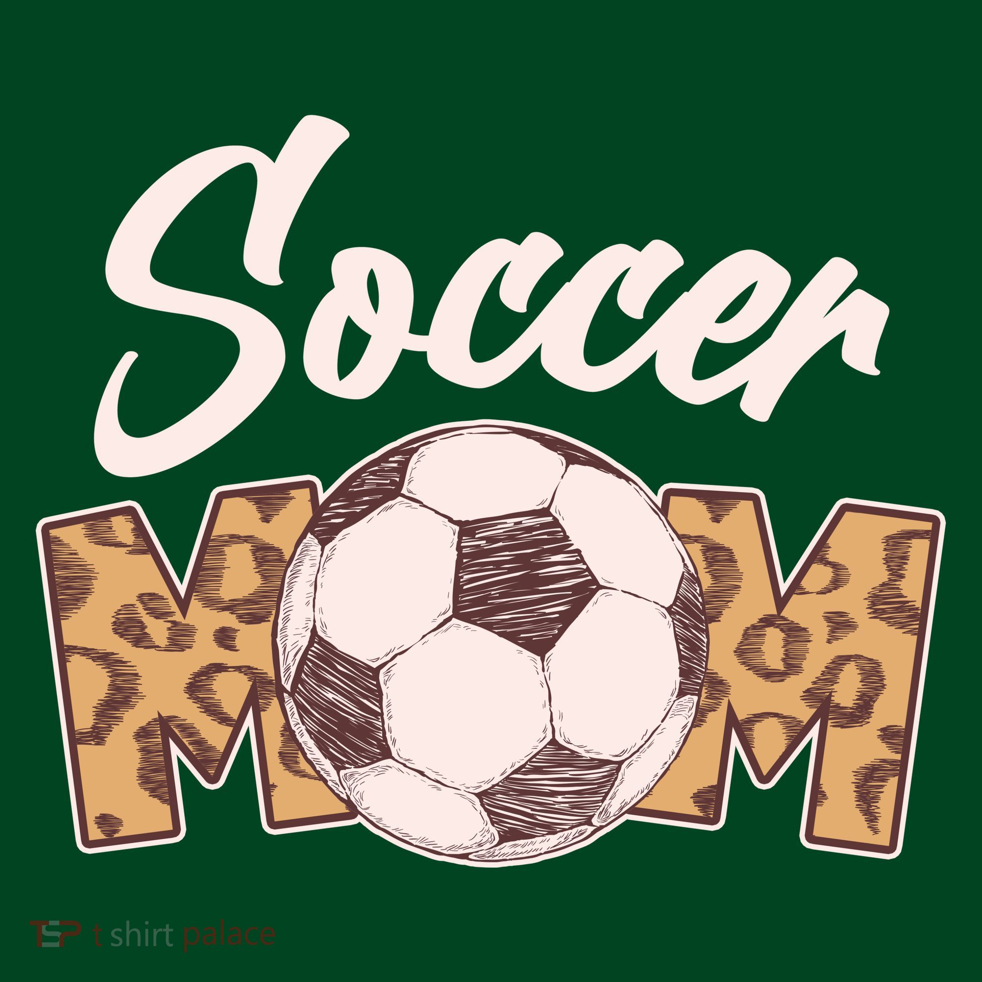 Soccer Mom Stylish Leopard Print Apron