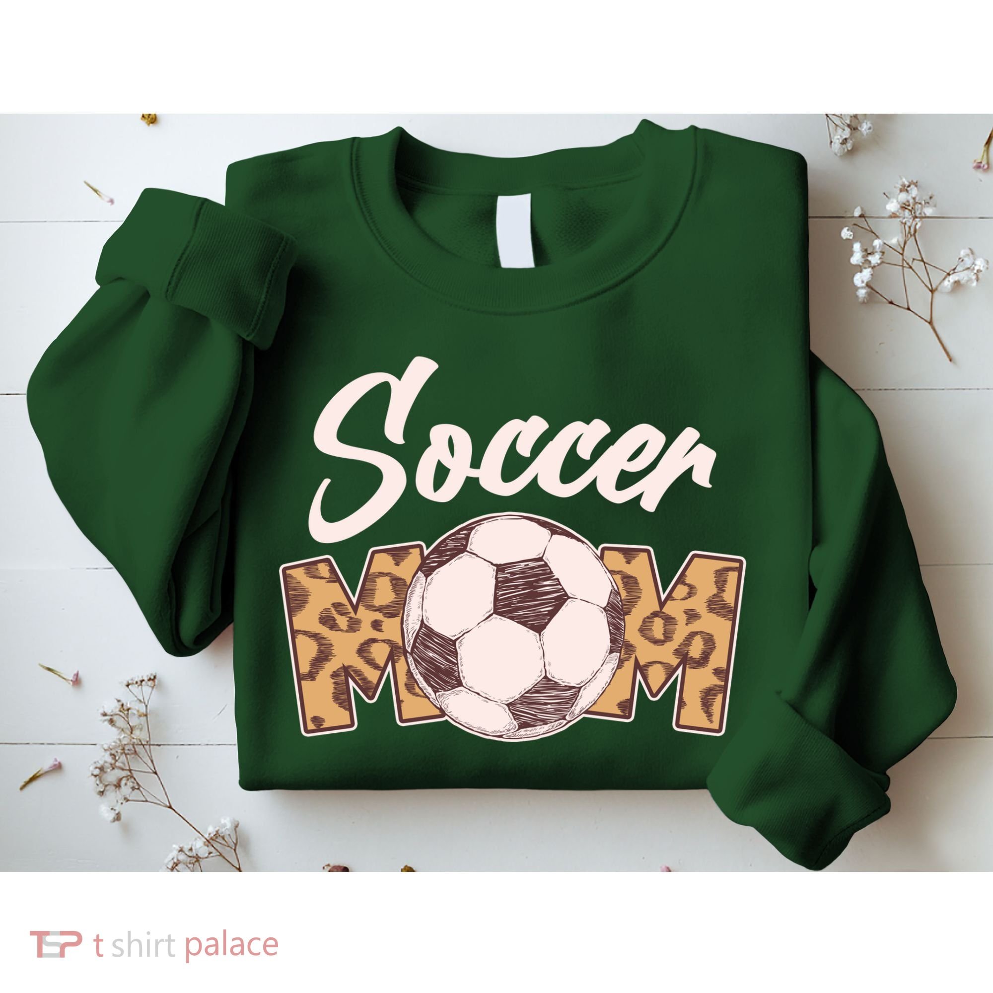Soccer Mom Stylish Leopard Print Sweatshirt