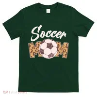 Soccer Mom Stylish Leopard Print T-Shirt thumb 0