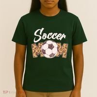 Soccer Mom Stylish Leopard Print T-Shirt thumb 4