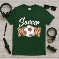 Soccer Mom Stylish Leopard Print T-Shirt thumb 5