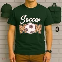 Soccer Mom Stylish Leopard Print T-Shirt thumb 6