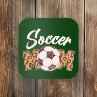 Soccer Mom Stylish Leopard Print Coaster thumb 0
