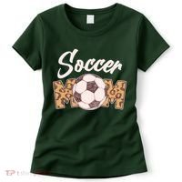 Soccer Mom Stylish Leopard Print Women's T-Shirt thumb 0