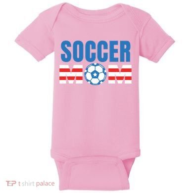 Soccer Mom USA Baby Bodysuit