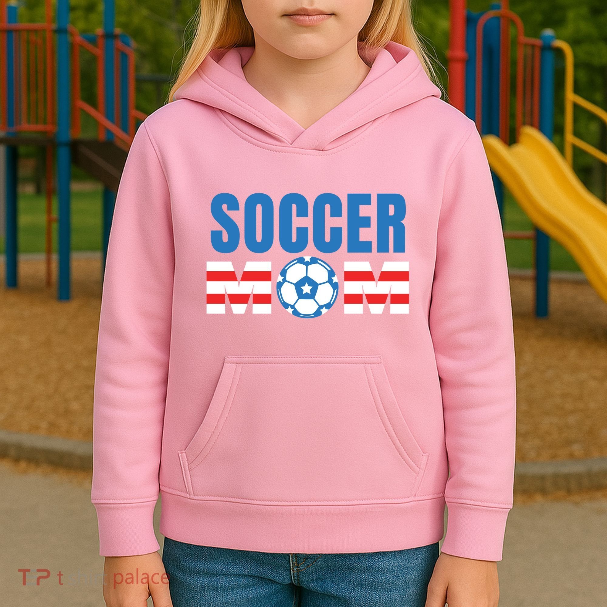 Soccer Mom USA Kids Hoodie