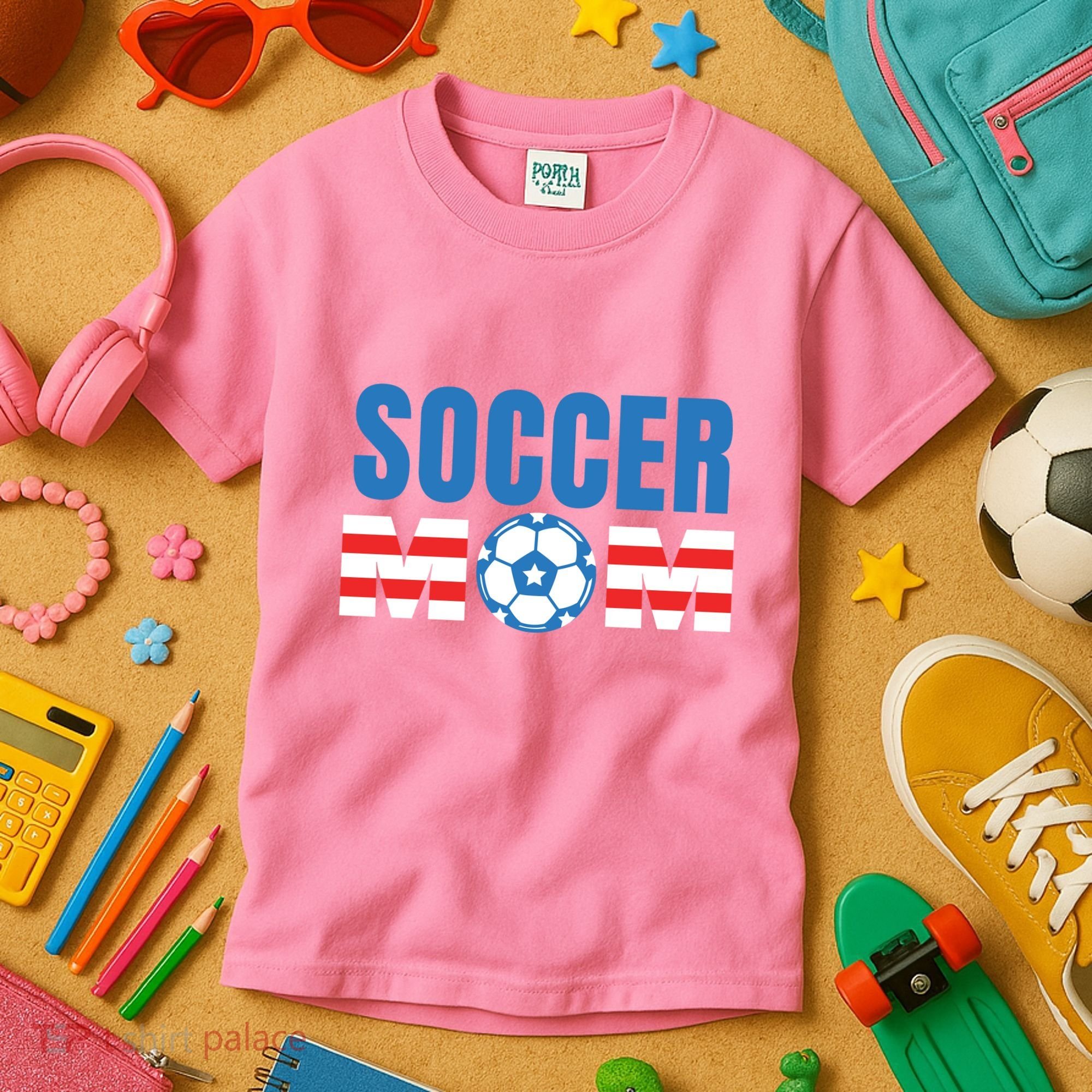 Soccer Mom USA Kids T-Shirt