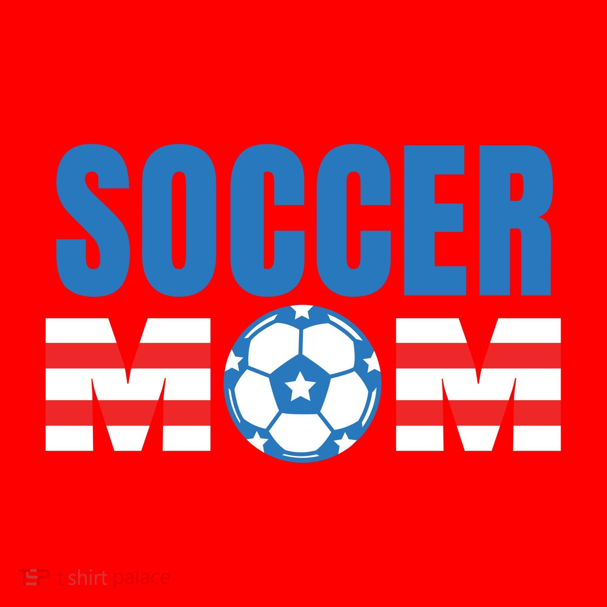 Soccer Mom USA Santa Hat